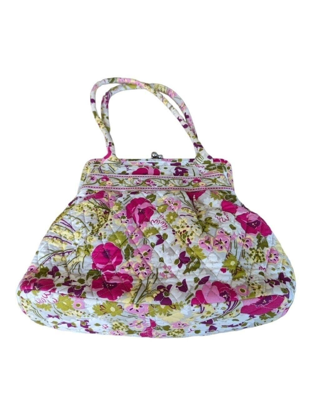 Vera Bradley Make Me Blush  Floral Shoulder Bag EUC